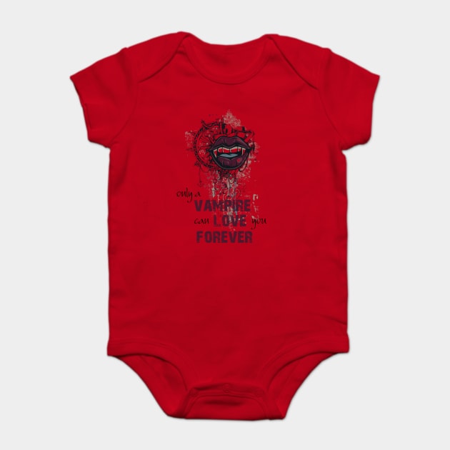 Vampire Love Baby Bodysuit by Verboten